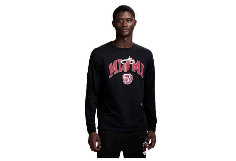 Camisa manga longa NBA Miami Heat