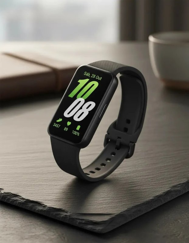 Smartwatch Samsung Galaxy Fit3 Display 1.6 Grafite Liso Grafit
