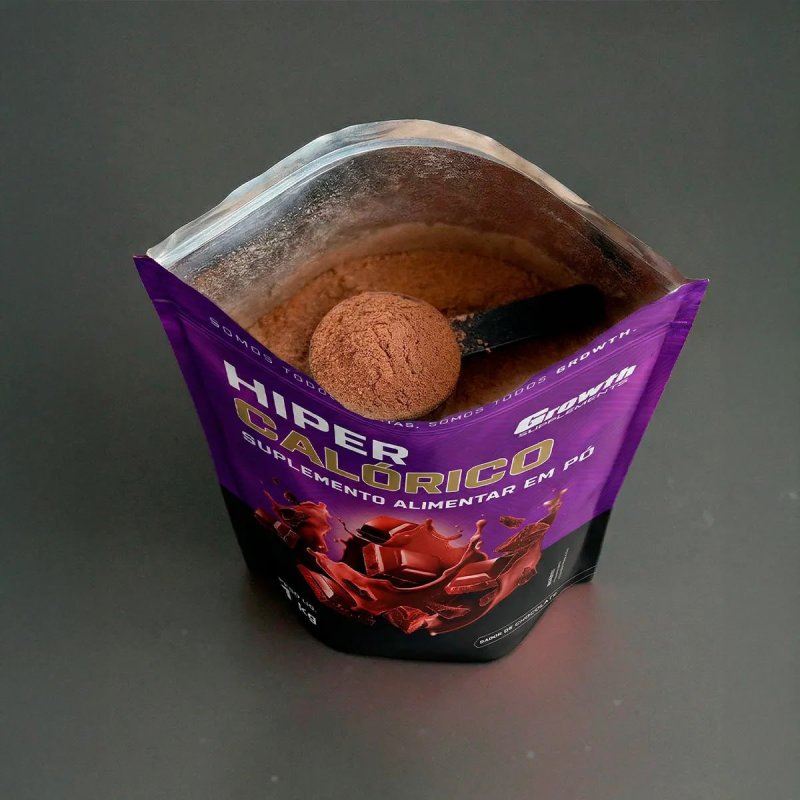 Hipercalórico 1kg Growth Supplements - Sabor Chocolate
