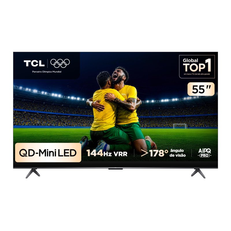 Smart TV TCL 55" QLED Mini LED 4K C6K