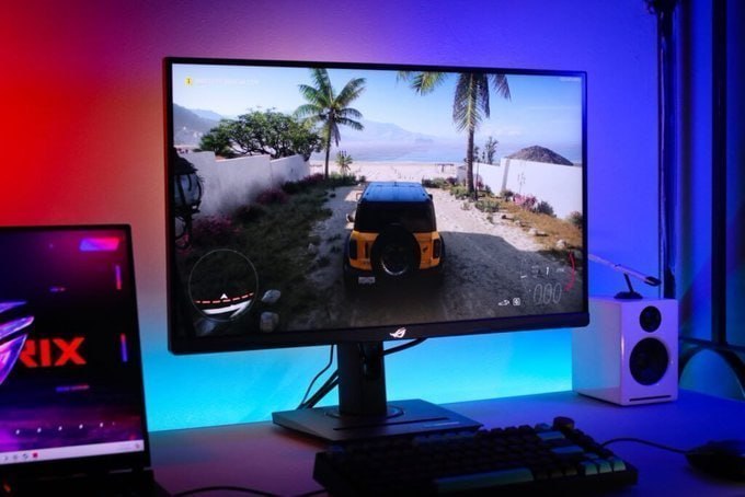Monitor Gamer Asus Rog Strix Xg27acs, 27 Pol, Wqhd, Fast Ips, 180hz, 1ms, 133% Srgb, G-sync Comp, Freesync, Hdmi/dp/usb-c, 90lm09q0-b011x1
