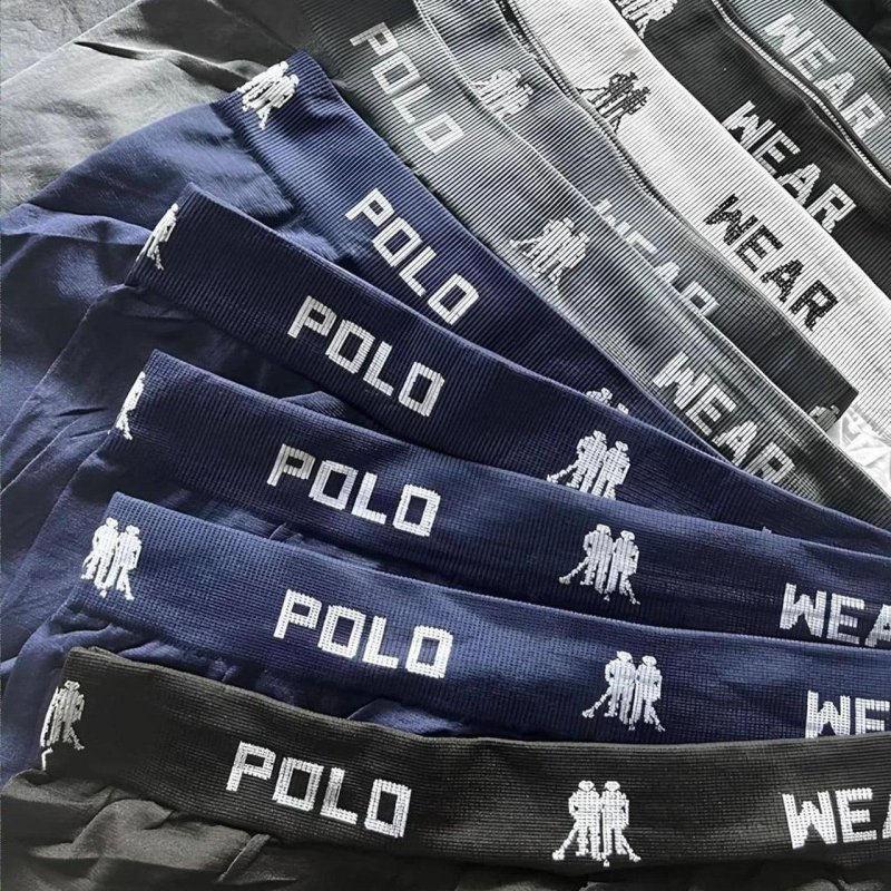 Kit 10 Cuecas Boxer Lisa Polo Wear Sortido L