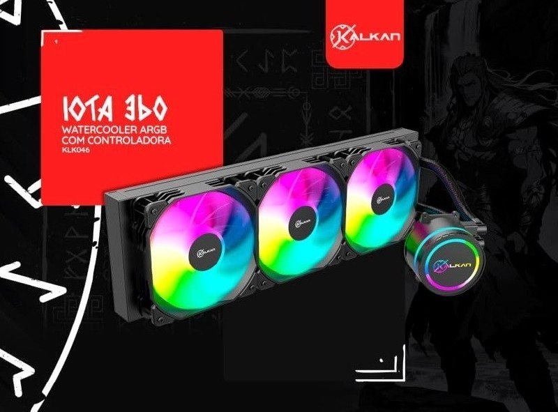 Water Cooler Gamer Kalkan Iota 360 Argb Preto