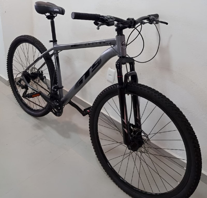 Bicicleta Aro 29 Gts Dexter 24 Marchas Freio A Disco Cor Grafite Com Preto Tamanho Do Quadro 21