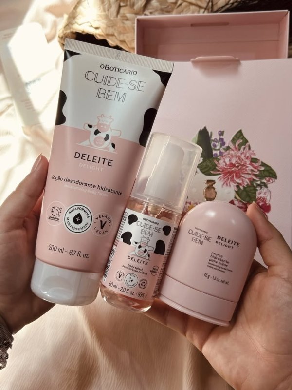 KITZINHO DA CUIDE SE BEM Deleite Cuide-se Bem O Boticário Presente Feminino