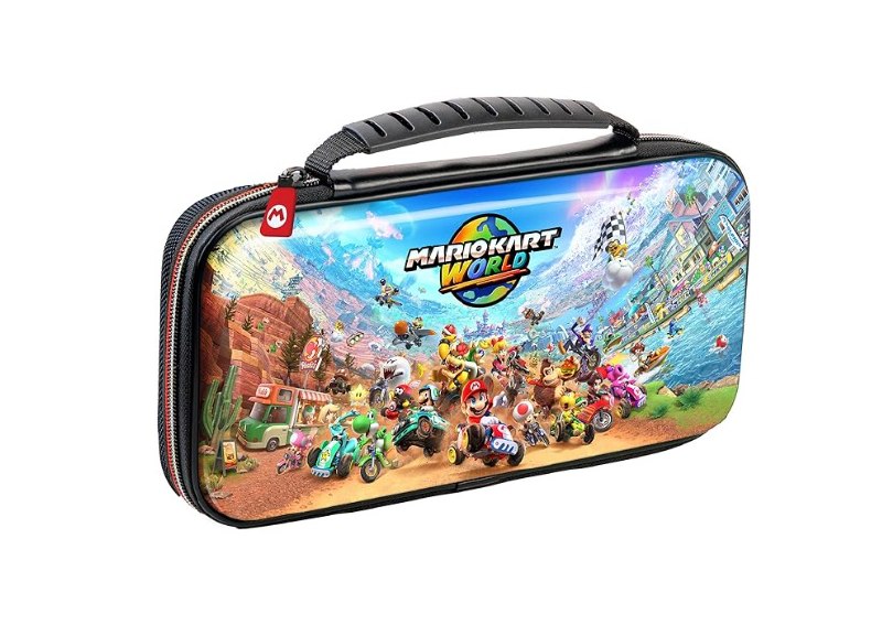 R.D.S. Industries, Inc. - Licensed Nintendo Switch 2, OLED & Nintendo Switch Systems Mario Kart Game Traveler Deluxe Travel Case