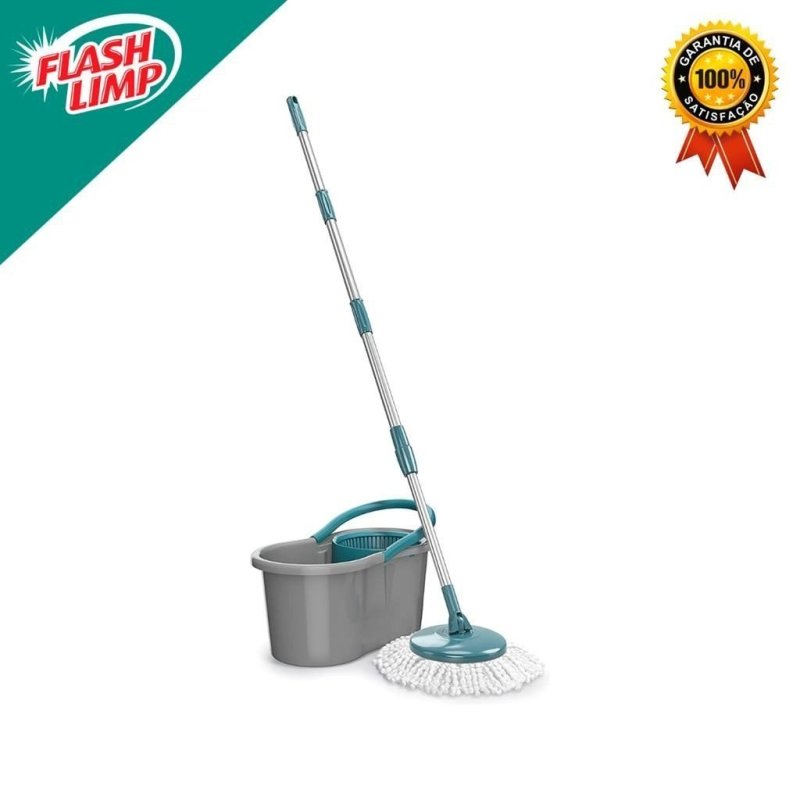 Mop FIT Giratorio, balde com 8 litros, MOP5010, Flash Limp