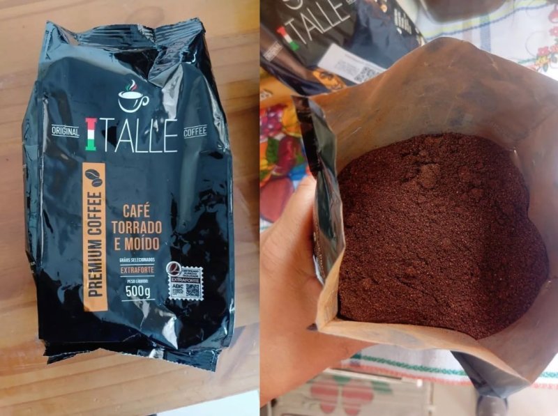 Café Torrado E Moído Extraforte Café Italle Cafe em Pó 500g