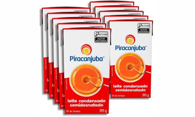 Kit c/ 10 Leite Condensado 395g Piracanjuba