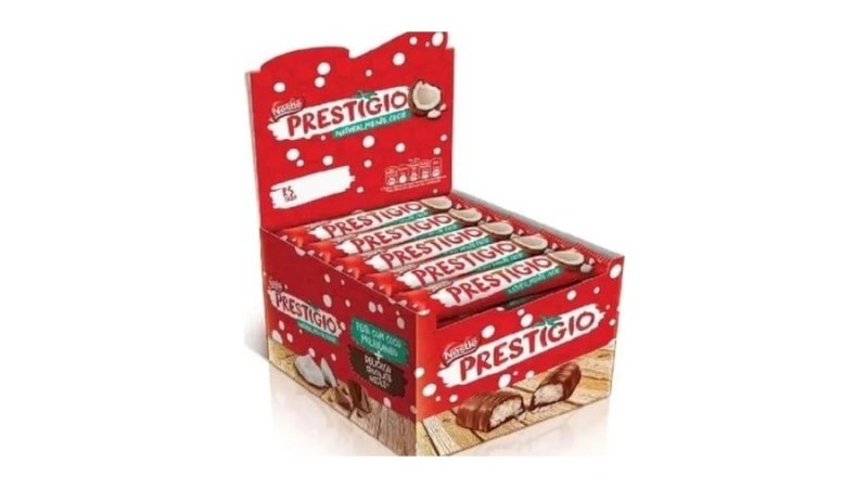 Chocolate Prestígio Caixa Com 30 Unidades De 33gr Nestle