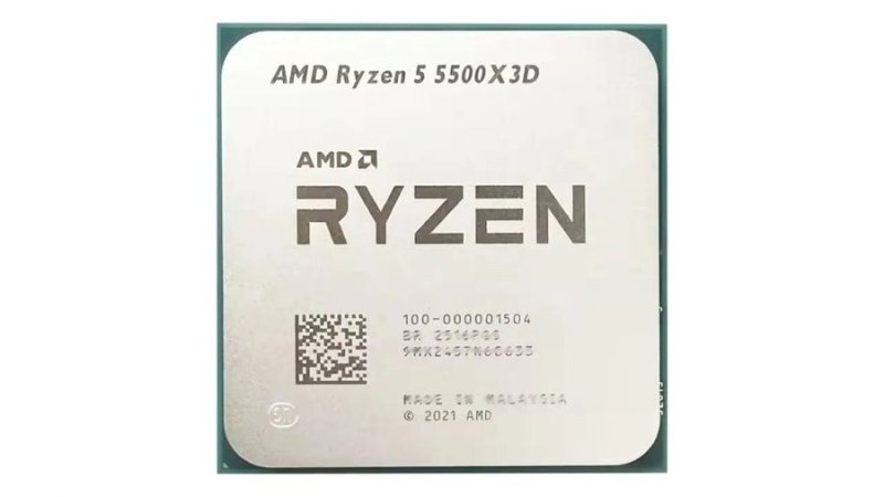 AMD Ryzen 5 5500x3d, 4.0GHz Max Turbo, Cache 96mb, AM4, (Novo S/Box)
