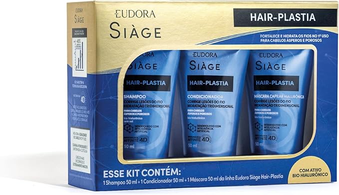 Siage Hair Plastia Mini - Kit Tratamento Capilar