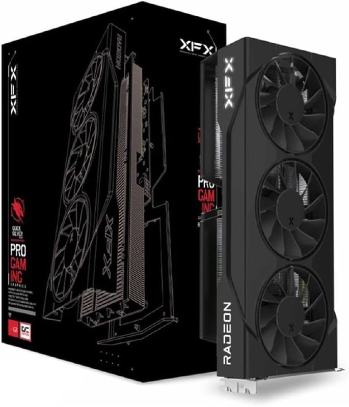 XFX Swift AMD Radeon RX 9060 XT OC Triple Fan Gaming Edition com 16GB GDDR6 HDMI 2xDP, AMD RDNA 4 RX-96TS316B7