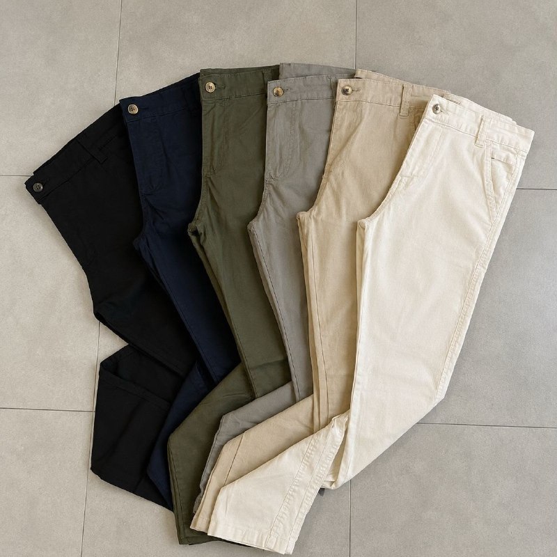 Kit com 3 Calça Sarja Alfaiataria Slim + Frete Grátis