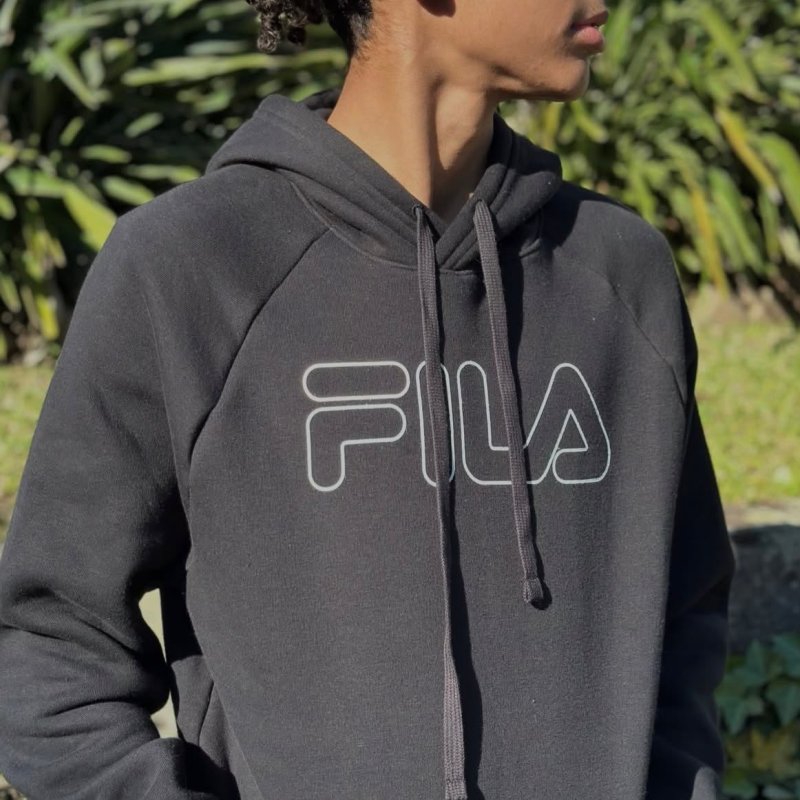 Moletom Fila Original Masculino Com Capuz Letter Outline