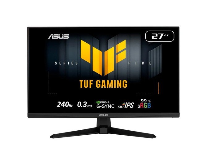 Monitor Gamer ASUS TUF 27", Full HD, 240Hz, 0.3ms, Fast IPS