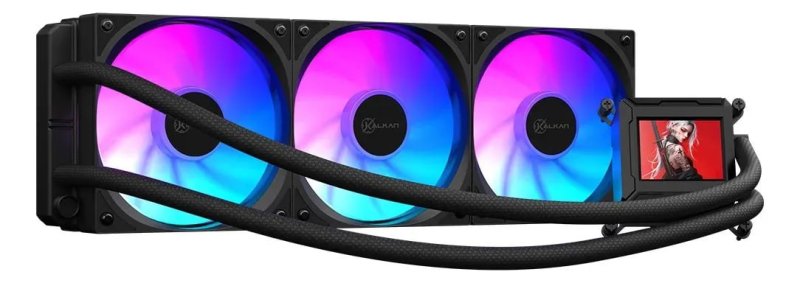 Water Cooler Kalkan Aura Com Tela Lcd 360mm Argb Intel Amd