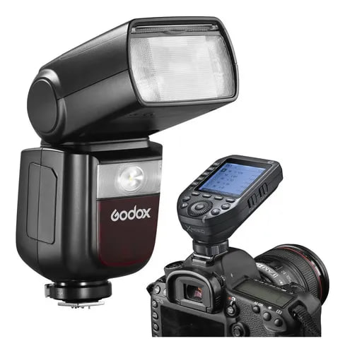 Flash Fotográfico V860IIIC TTL HSS + Rádio Disparador XPro II