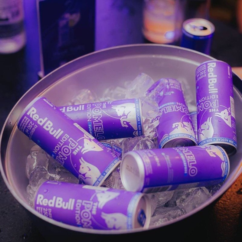 Red Bull Energético, Pomelo, Sem Açúcar, 250ml, 4 latas