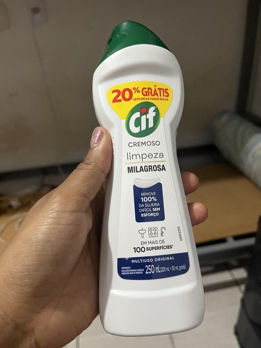 Cif Cremoso Limpeza 250ml