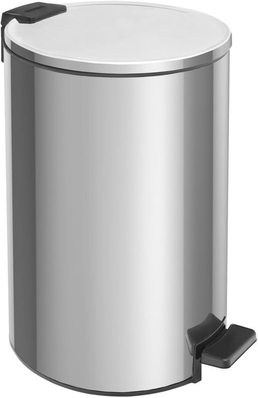Lixeira Tramontina Loop Inox 20L com Pedal