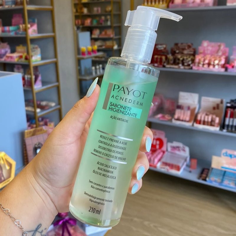 Payot Sabonete Higienizante Acnederm Payot Verde 210 Ml