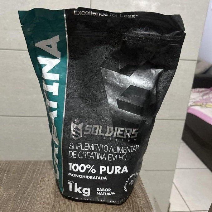 Creatina Monohidratada 100% Pura Soldiers Nutrition 1kg