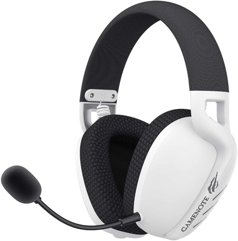 Fone de Ouvido Headset Gamer Havit Fuxi-H6 - Wireless 2,4GHz Bluetooth - Branco
