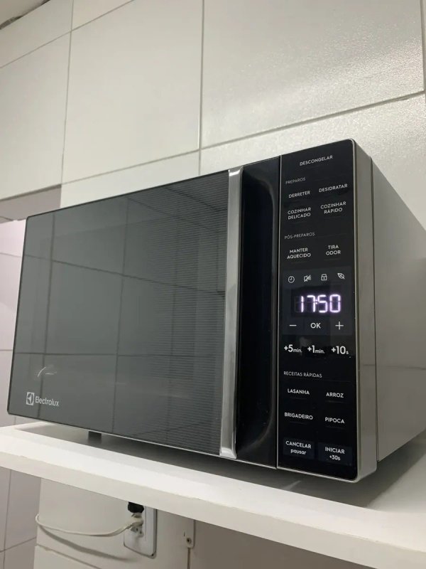 Micro-ondas ME23S 23L Efficient Com Descongelamento Assistido Cor Inox Electrolux