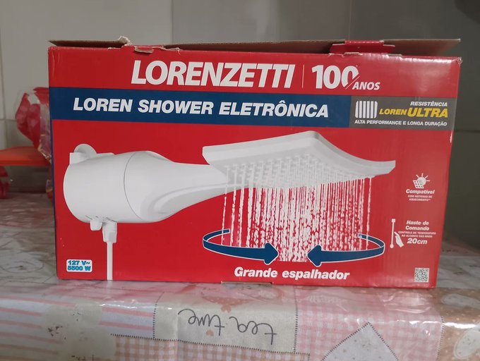 Ducha Loren Shower Ultra Eletrônica 127V 5500W Lorenzetti
