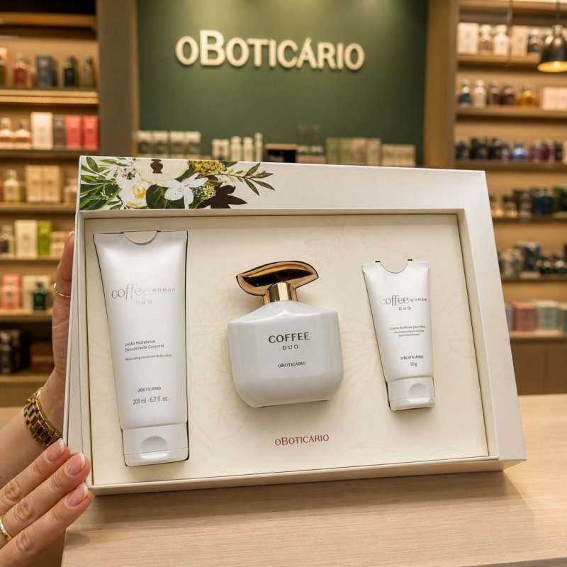 Boticário Coffee Woman Duo Kit Presente (3 Itens)