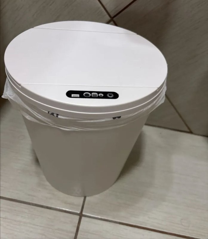 Lixeira Inteligente 16L Sensor Automático Sem Contato