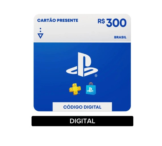 Sony PlayStation Store Gift Card R$ 300 (Digital)