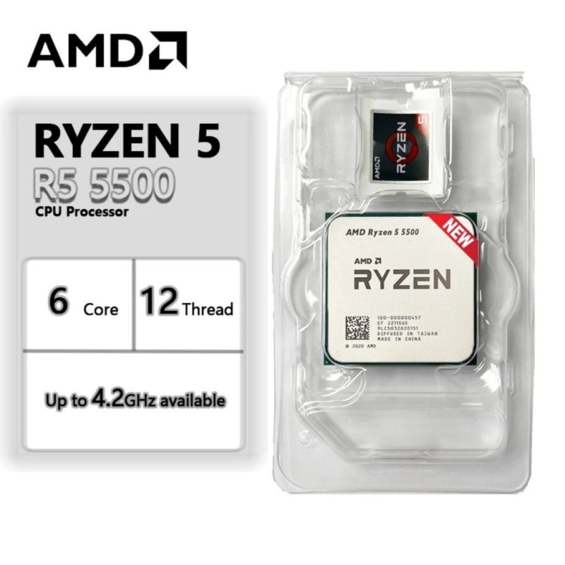 Processador AMD Ryzen 5 5500 Oem