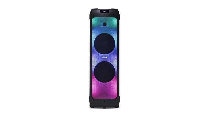 Caixa de Som Philco Extreme 2400W 2x Woofer PCX22000 Bivolt