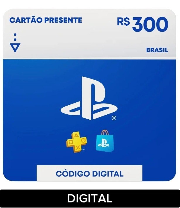 Sony PlayStation Store Gift Card R$ 300 (Digital)