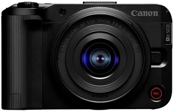 Canon EOS R50V + Lente RF-S 14-30MM F4-6.3 IS STM PZ - Câmera Mirrorless