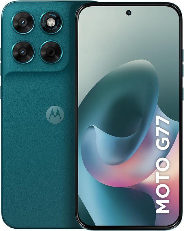 Motorola Moto G77 5G - 256GB 24GB RAM - Câmera 108MP - Verde Escuro