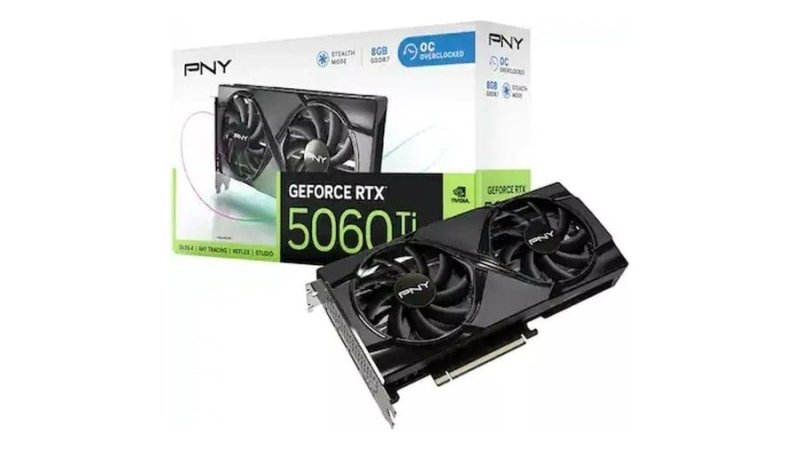 Placa de Video Geforce Nvidia PNY RTX5060TI 8GB OC GDDR7 VCG5060T8DFXPB1-o