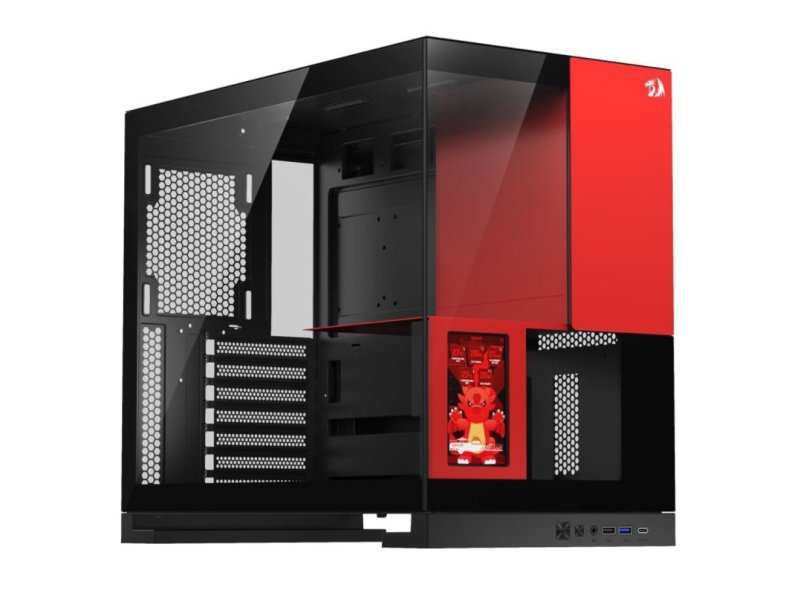 Gabinete Gamer Redragon Eternal Pro com Tela LCD
