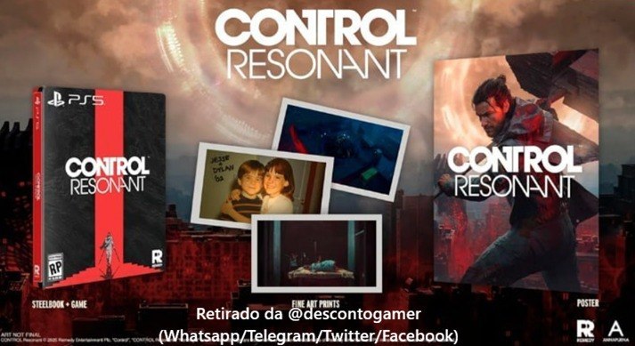 Control Resonant Steelbook Edition PS5 Mídia Física