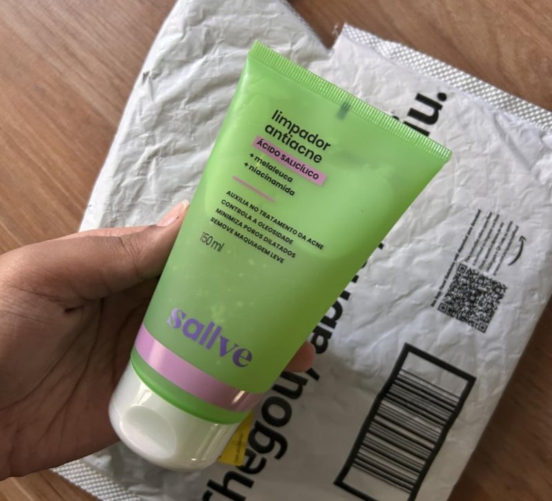 Sallve Limpador Antiacne 150Ml - Ácido Salicílico