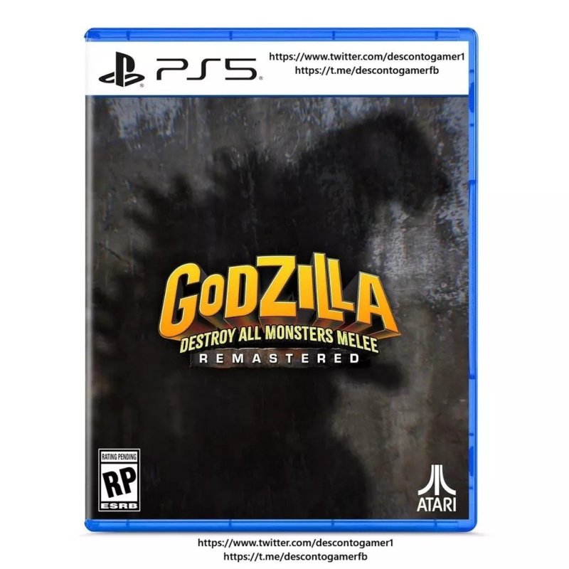 Godzilla Destroy All Monsters Melee Remastered PS5 Mídia Física