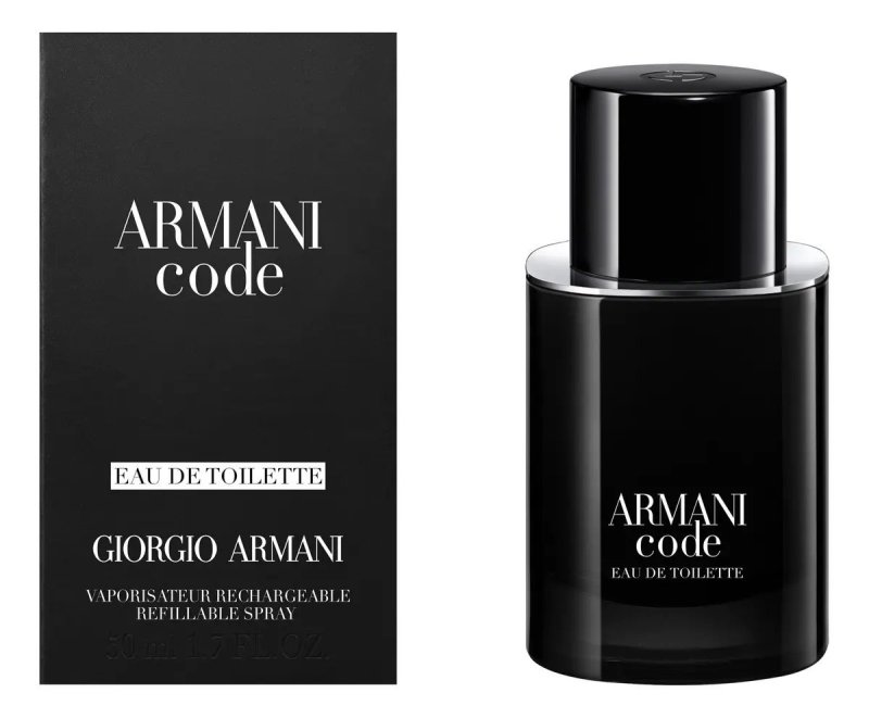 Armani Beauty Perfume Masculino Armani Code Eau De Toilette, Refilável 50ml