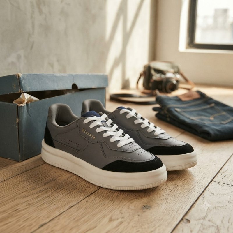 Tênis Reserva Masculino Casual Cano Baixo Antiderrapante