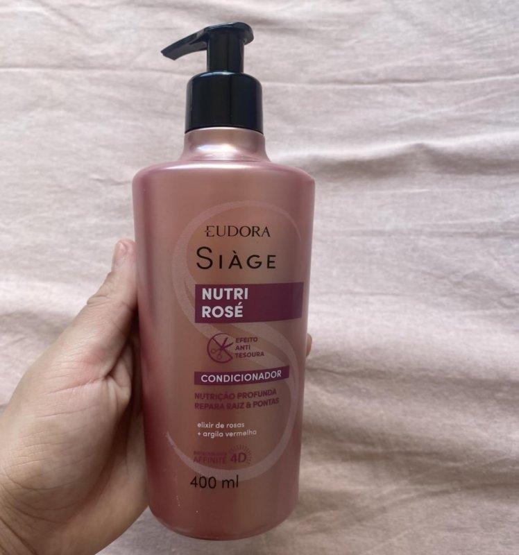 Eudora Siàge Condicionador Nutri Rosè 400ml