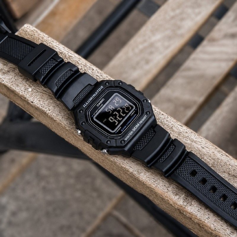 Relógio Casio Masculino Standar W-218h-1bvdf