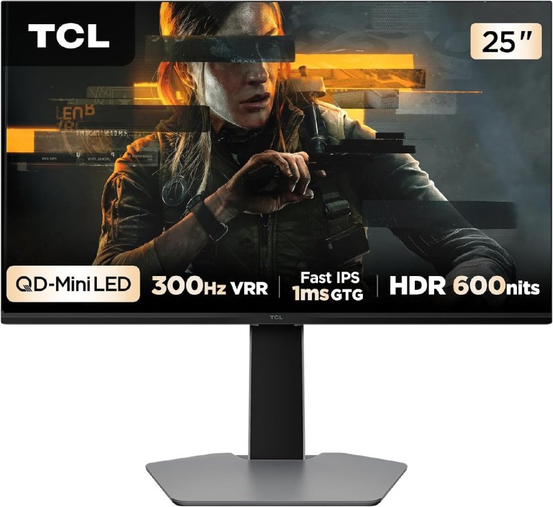 Monitor Gamer TCL QD MINI LED FHD 25" 300hz 25G64 + Frete Grátis