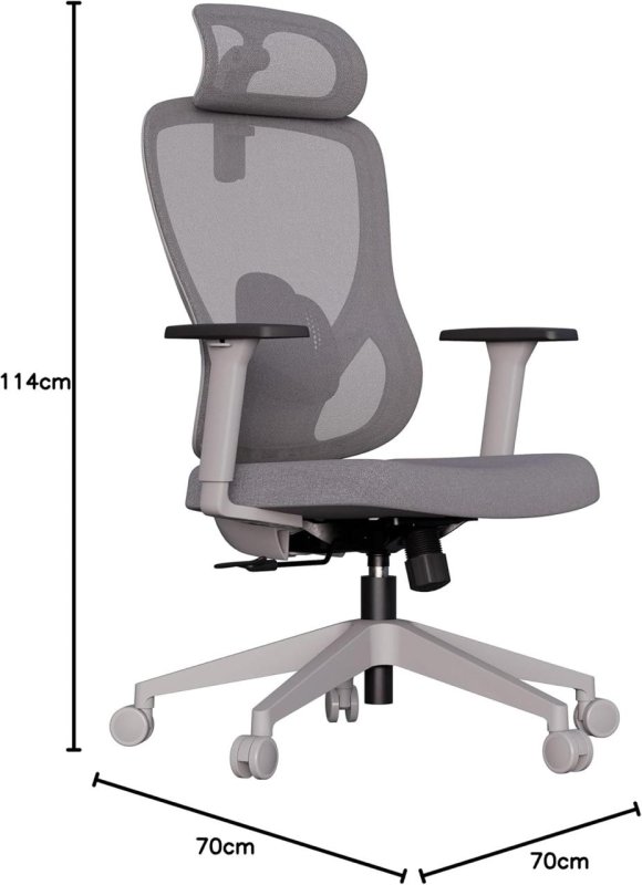 Cadeira Ergonômica Elements Sarin Cinza
