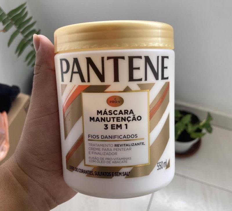 Pantene Pro-V Máscara Capilar 3 em 1 para Fios Danificados 550 ml